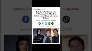 SEDERHANA TAPI BIKIN SEDIH, PERLAKUAN ASLI GENI FARUK KE AALIYAH MASSAID USAI JADI MERTUA #shorts