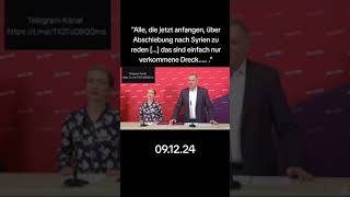 🔴Spitzenkandidaten „Die LINKE“ Jan van Aken: freut sich daß die Islamisten an der Macht sind.🤮