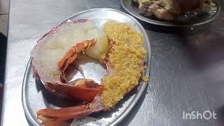 #Lobster steam with #garlic lugaw yummy 😋