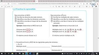 ESMATE QUINTO GRADO CLASE 1.2 UNIDAD 10