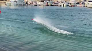 RC Boats RACE In Abu Dhabi Traxxas M41 Spartan Mono Pro boat Horizon