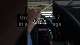 Maserati Granturismo 4.7 V8 Loud Sound in Parking Garage🔥🔥 #shorts #Maserati #V8 #ferrari