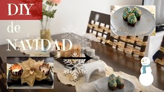 DIY DECORACIÓN  & POSTRE DE NAVIDAD | COLABORACIÓN | MAMÁ ENFERMERA