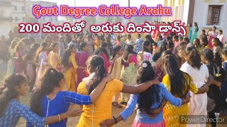 Govt Degree College Araku 200 members Dimsa Dance video / AP in India.