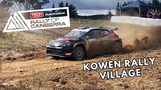 Rally of Canberra 2024 - Kowen Rally Village Spectator Zone (Pure Sound Video)