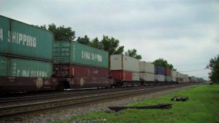 BNSF # 4570 Leads Intermodal East