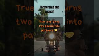 "Love as a True Partnership 🤝" #love #message #factus