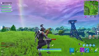 Insane Flick Sniper frag on someone using glider! Fortnite Battle Royale!