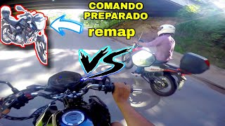 FAN160REMAPEADA VS BROS160 ORIGINAL, QUEM ANDOU MAIS?🤔 #FAN160REMAPEADA #motovlog #DICAS #160cc