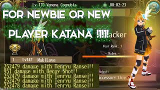 Build Katana Lv 150 - Toram Online