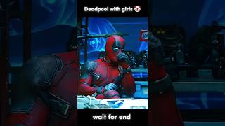 Deadpool with girls and boys 😂#shorts #deadpool #marvel