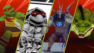 TMNT Legends Raph, Mikey Original, Super Shredder, Leatherhead