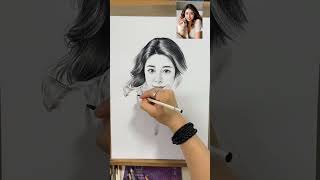 Cute girl drawing #drawing #cute #hair #tiktok #viralvideo #shorts #2024