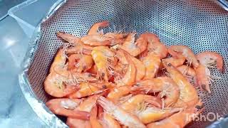 #Suahe prawns live #steam and #shangla sauce yummy 😋