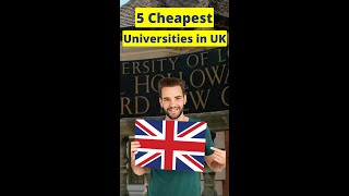 5 Cheapest Universities In UK🇬🇧 #Overseasarena #shorts