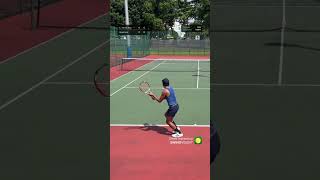 best way to start off a match #tennis #tennisshorts #tennismatch #tennispractice #tennislife