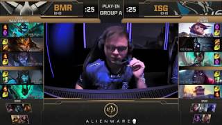 BMR FBI Kalista VS ISG Warangelus Varus Highlights   2019 MSI Play In D1