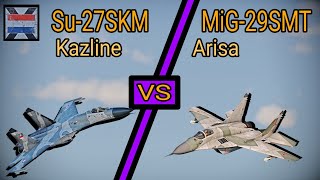 Could the MiG-29SMT beat the Su-27 in a HOBS DOGFIGHT?! | WarThunder sim