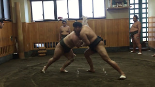 I visited professional sumo wrestler studio in Tokyo! Here's how they practice Prt7