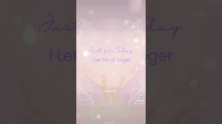 ✨🙏✨ Just for Today I Let Go of Anger - Reiki Precepts #shorts