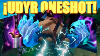 ¡EN UN SEGUNDO! ASÍ es la BUILD de ONESH0T de UDYR😱