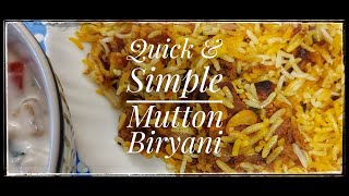 How to Make Quick & Easy Mutton Biryani at Home Restaurant Style | Dum Kachi Biryani | Anees