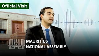 Mauritius National Assembly Speaker Adrien Charles Duval | SAMVAAD, Sansad TV | 20 August 2024