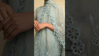 Dupatta Cutwork Designs #shortsvideo #viral #fashion #ytshorts