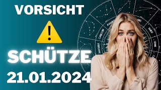 SCHÜTZE ♐️❗️DU MUSST AUFPASSEN! ❌ Horoskop - 21.Januar 2024 #schütze #tarot