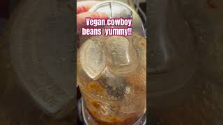 Vegan cowboy beans #vegan #beans #simple #easy