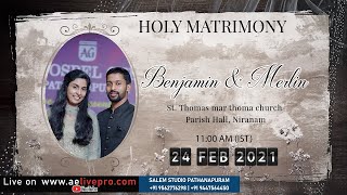 Wedding Ceremony: Benjamin & Merlin | 24.02.2021 SALEM STUDIO