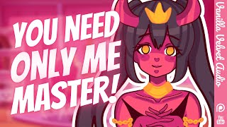 Jealous Demon Servant Confesses Love (Monster Girl ASMR • Soft Voice • POV: You’re a Master Mage)