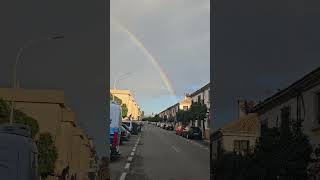 #arcoiris al #amanecer. #rainbow at #dawn. #cordoba #andalucia #españa