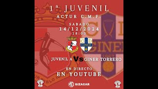 1ª JUVENIL.   JUVENIL A vs GINER TORRERO