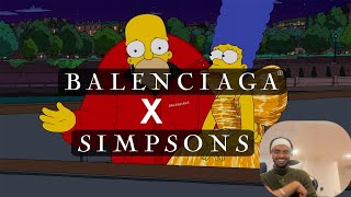 Best Short Movie Ever?! | My Reaction to The Simpsons x Balenciaga Collab! 😱