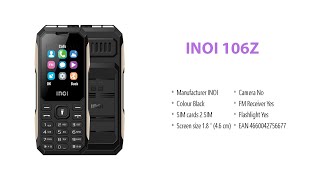 INOI 106Z | INOI 106Z с ударопрочным корпусом, усиленным металлическими боковыми вставками