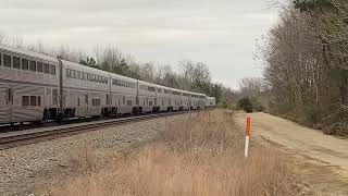 Amtrak P053 in Woodford Va 3/30/22