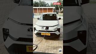 Tata🚗 Punch.EV🚗 #charging #evcar #tataevcar #punchev #subscribe #kseb #shortsfeed #viralvideo