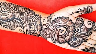 Amazing 😍 Mehndi Design 😍 For Front Hand||Arabic Mehndi Design||Simple And Easy Mehndi Design