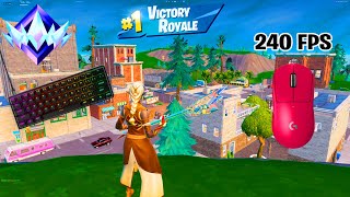 Fortnite Ranked Unreal Reload Remix on PC | Keyboard & Mouse Gameplay | 240 FPS