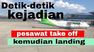 Detik-detik saat pesawat terbang take off dan kemudian landing#pesawattakeoff #pesawatlanding