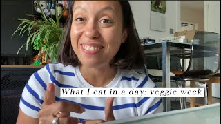 WHAT I EAT IN A DAY: Vegetarian edition :) healthy, balanced, trying to loose weight