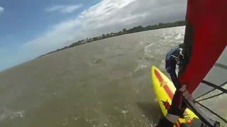 Windsurfing 28/12/15 Victoria Point Neilpryde VX LTD 5.5m F2 Axxis 261 85L