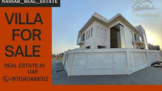 فلل للبيع في عجمان/عقارات للبيع في الامارات/villa for sale in ajman /real estate in uae#nassar_uae