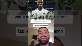 Vinicius Junior não ganhou bola de ouro #vinijr #boladeouro #rodri #ruyter