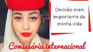 COMO EU RESOLVI VIRAR COMISSÁRIA DA EMIRATES? | Não Perturbe!