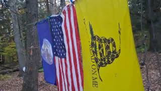 Camping at the Lost Pond Campsite at Charles Baker State Forest on October 21, 2024