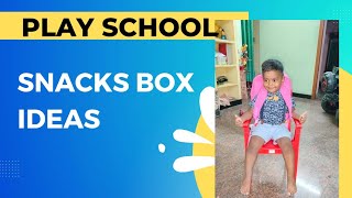 Play school&kindergarten snacks box ideas tamil||easy&quick snacks ||snacks box ideas tamil