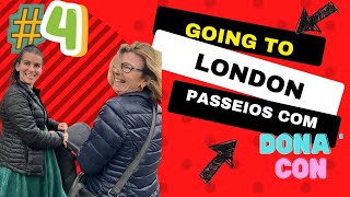 Dona Con Curtindo Um Passeio Em Londres