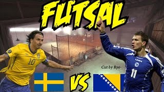 CSGO FUTSAL - SWEDEN vs BOSNIA ( 2v2 SOCCER!)